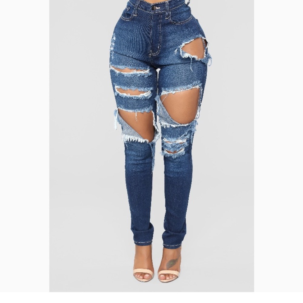 High waisted- Fashion Nova Jeans
